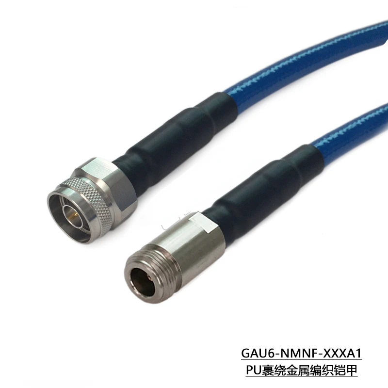 N Male N Female Super Flexible Cable GT210P DC-18GHz Armored GAU6