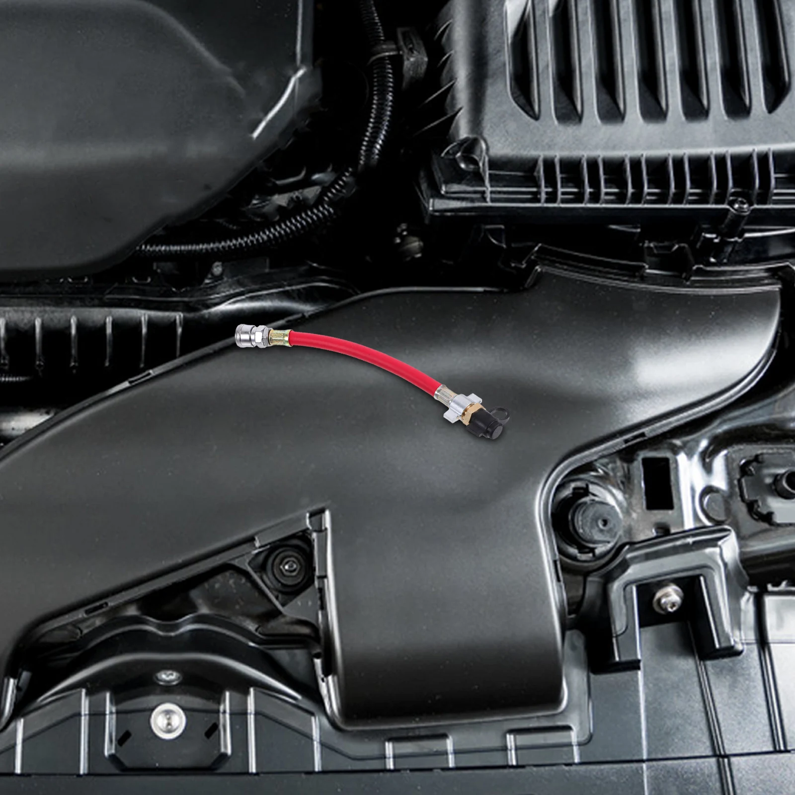 

1 set Truck Air Pump Intake Pipe Adapter Hose Tire Tank Accessory High Pressure Steel Connector Inflation Compressed Pipe