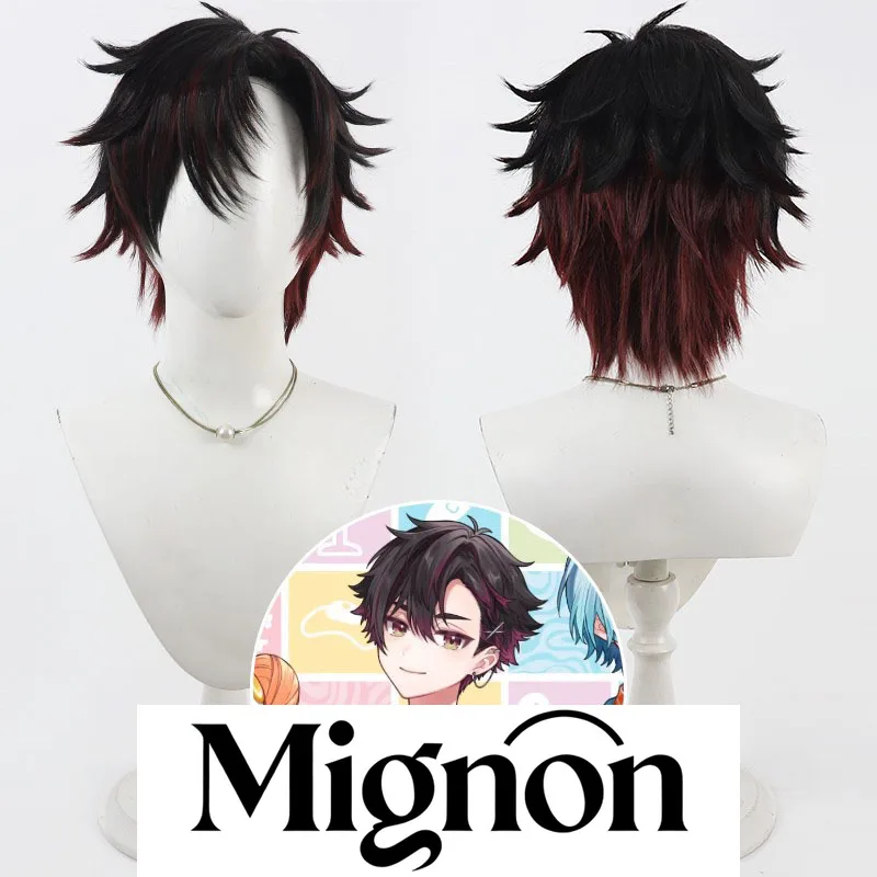 

Миньон Виртуальный vtuber Сакай Сома косплей парик с рваным верхом двухцветный градиент