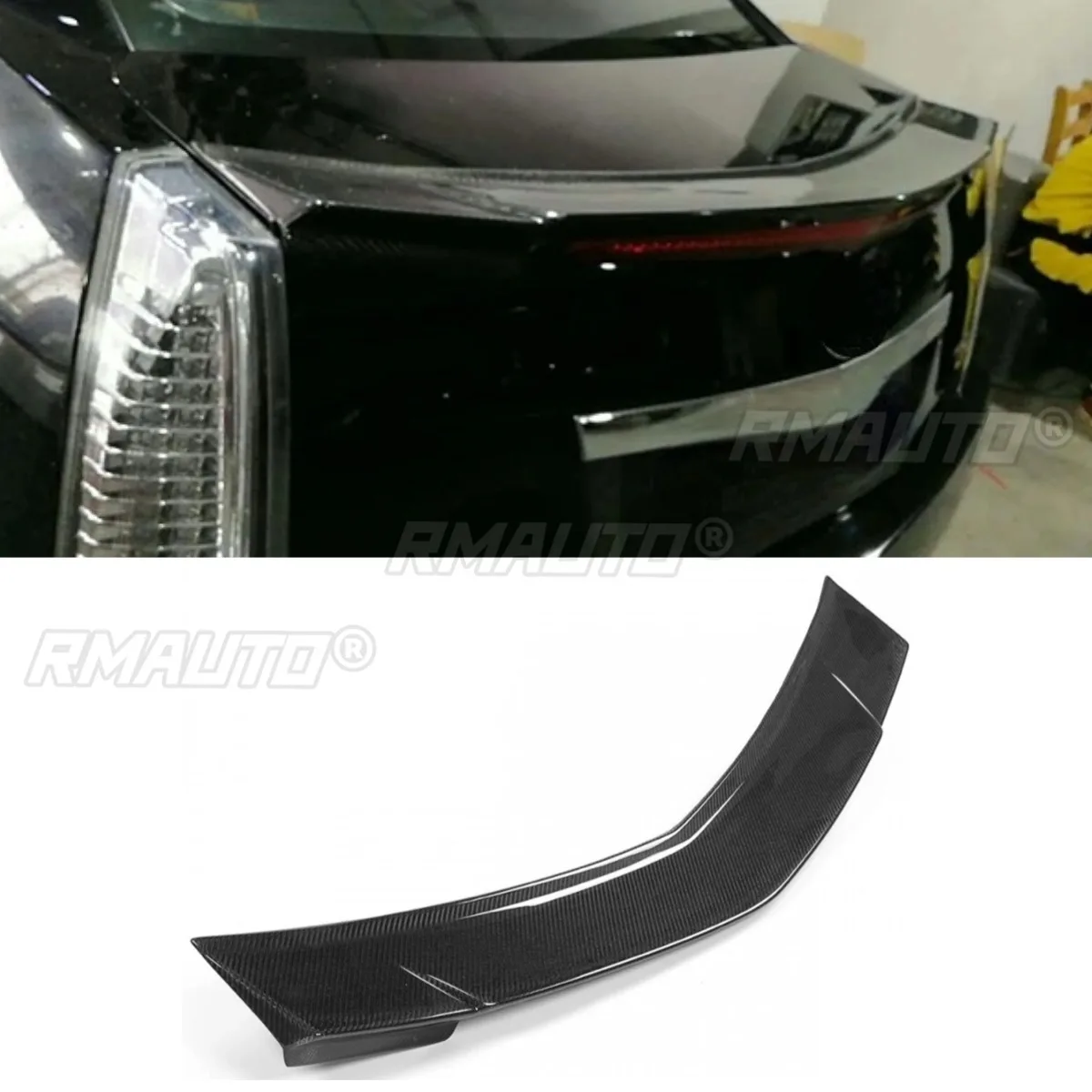 For Cadillac CTS 2008-2012 Car Rear Trunk Spoiler Wing Modification Part Rear Trunk Spoiler Wing Car Accessories Exterior Part