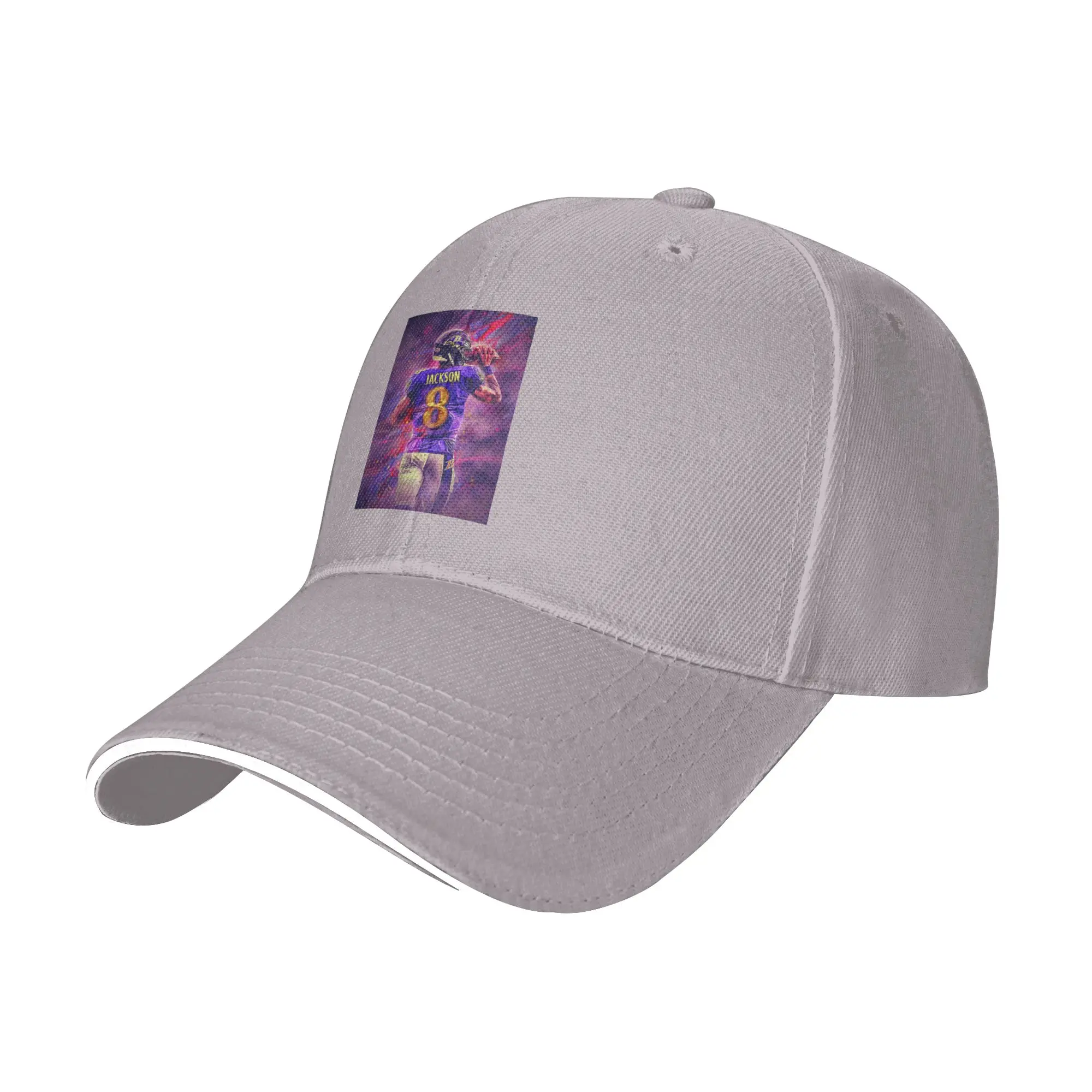 Lamar Jackson Cap Fashion Casual Baseball Caps Adjustable Hat Hip Hop Summer Unisex Baseball Hats Customizable