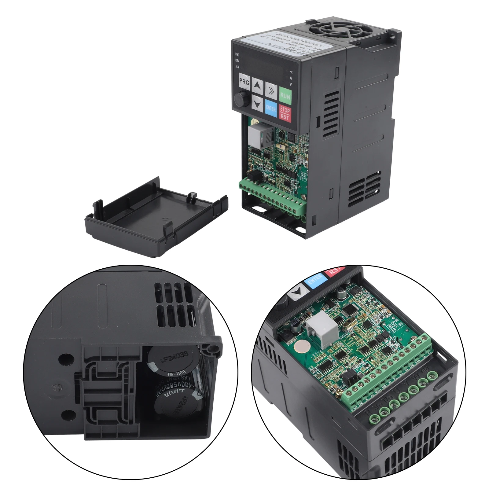For 380V 2 2KW Variable Frequency Drive with Stall Overload and Overheat Protection for Industrial For 3 Phase Motors