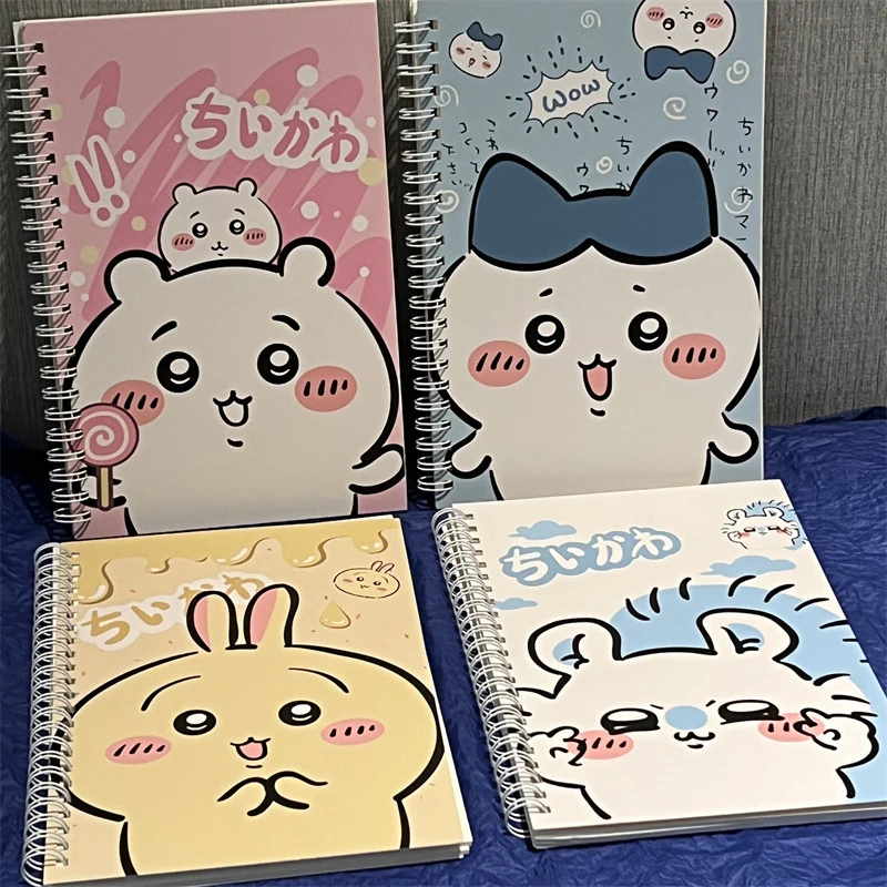 Kawaii Chiikawa A5 Coil Notebook Exercise Book Notepad Diary School Student Stationery Supplies Back To School Kids Gift