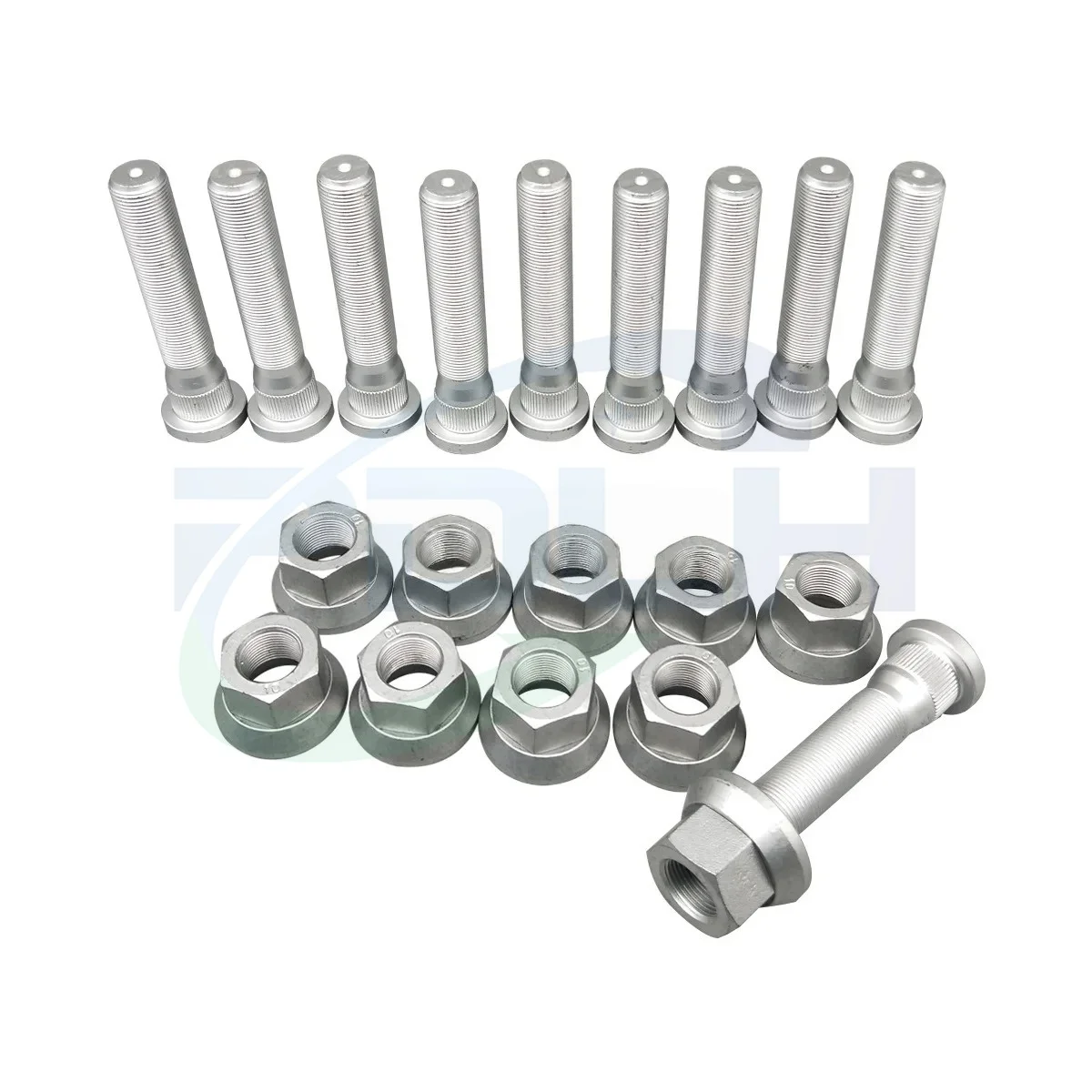 Truck Parts Suitable for VOE 20551045 + 20524942 Wheel Stud and Nut 10 Pcs In One Box