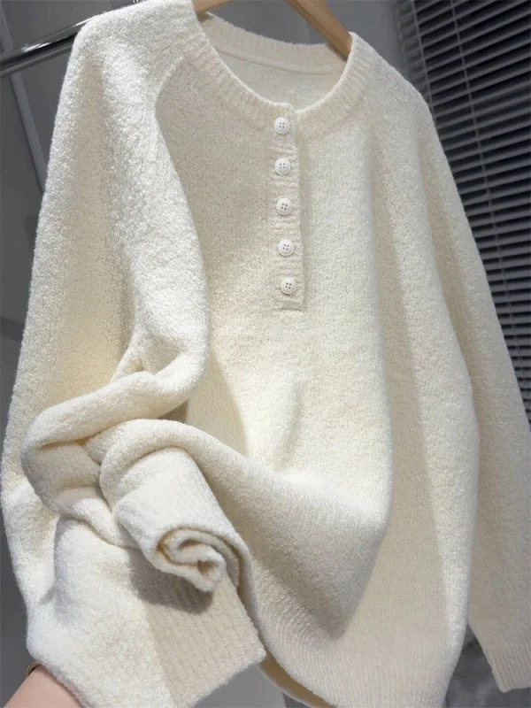 

Очень большой свитер из трикотажа, 300 пу, осенне-зимний, новый, однотонный, мягкий, уютный, премиум-класса, повседневный, модный.