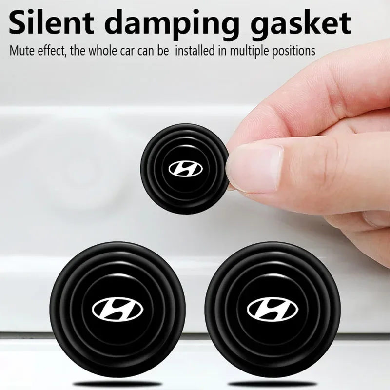 4 قطعة باب السيارة للصدمات عازلة ملصقات اكسسوارات السيارات لشركة هيونداي إلنترا ستاركس فيرنا سولاريس HB20 رينا فيلوستر باليسيد #3