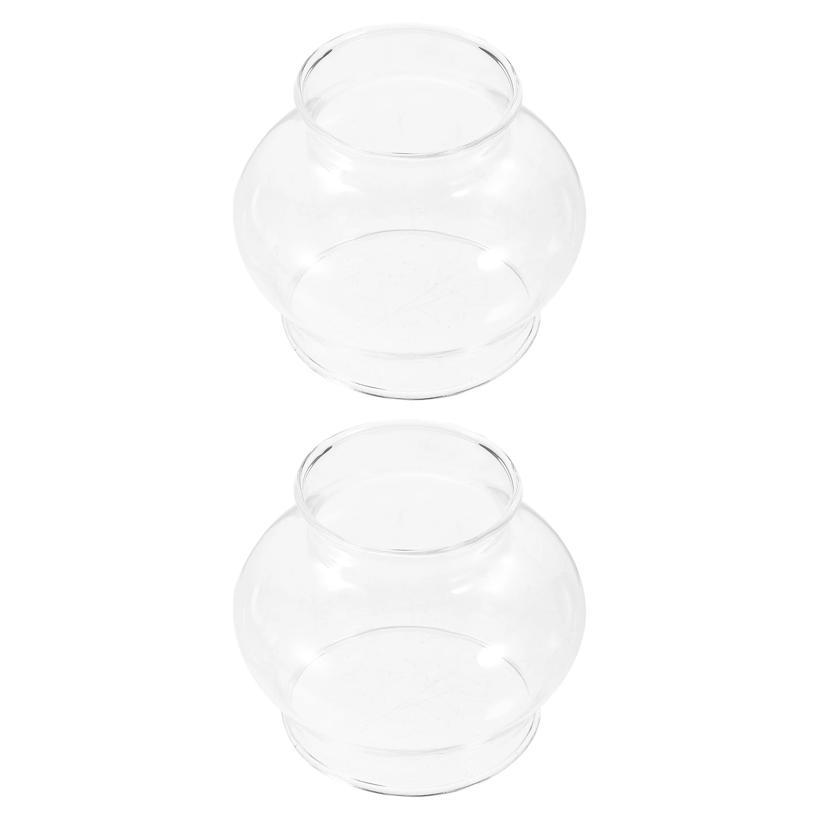 

2 Pcs Lamp Shade Small Oil Globe Replacement for Protector Shades Cover