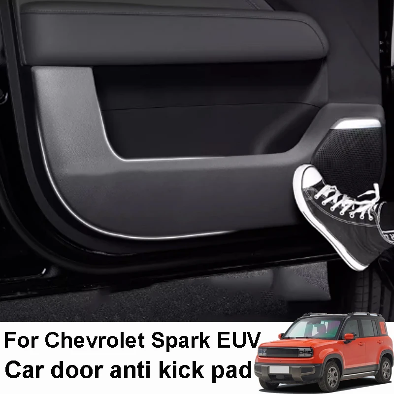 

For Chevrolet Spark EUV 2025 2026 Car Door Anti Kick Pad Interior Accessories Decorative Anti Fouling Protective Stickers
