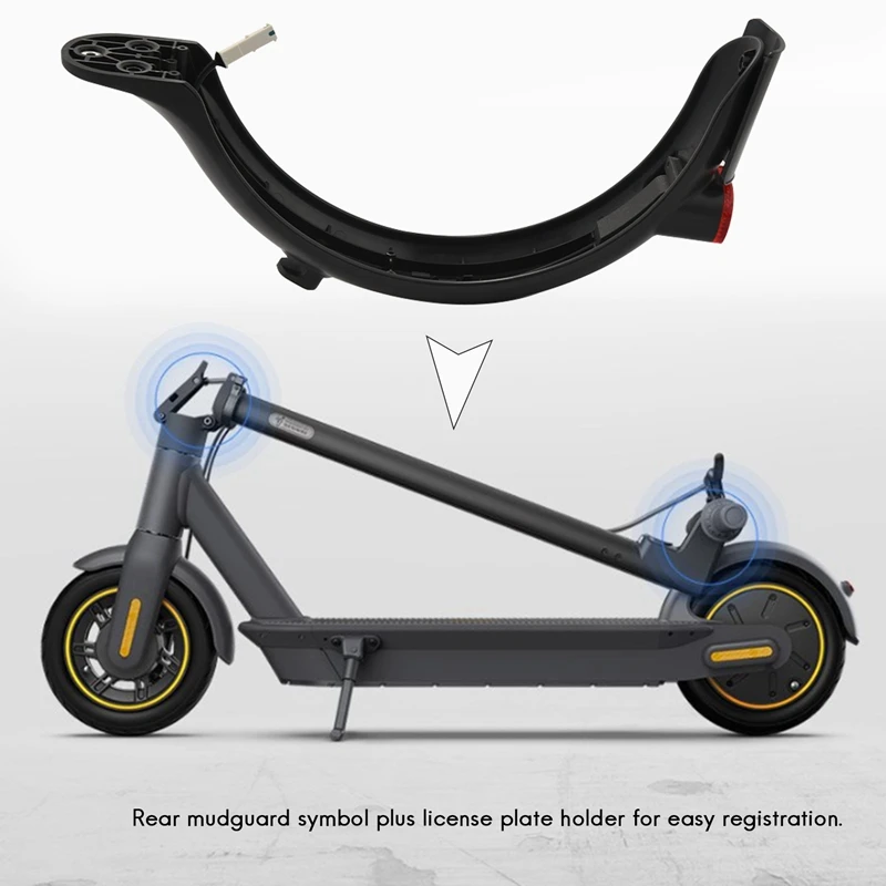 

Задний брызговик для электрического скутера Kite Scooter с задним фонарем для обновленного M365 Pro Pro 2 1S-ABWY