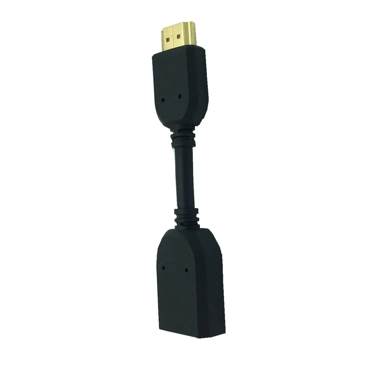 10cm kompatybilny z HDMI przedłużacz pozłacany Adapter Extender szeroko kompatybilny zestaw pudełkek pod telewizor dla Google Chromecast