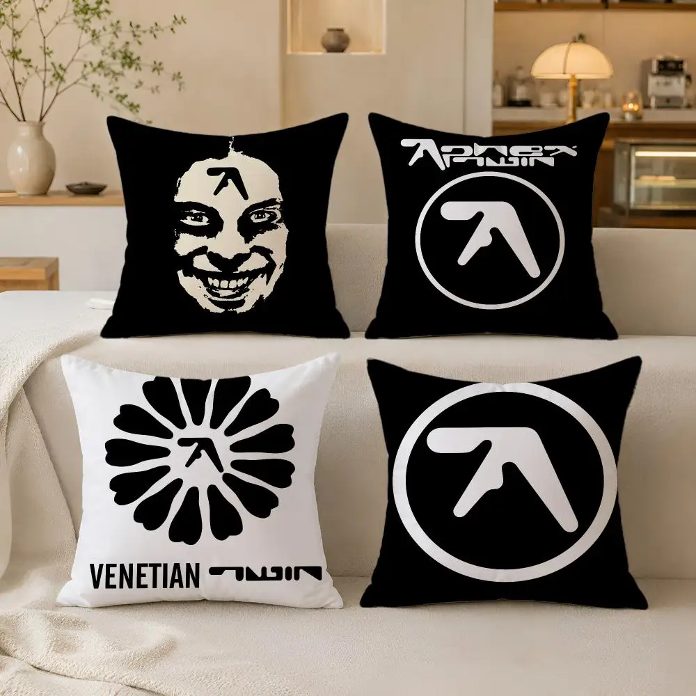 R-Richard D-David James Singer Cushion Cover 1pc Square Pillow Cover Soft Texture Removable Washable Sofa Bed Bedroom Decor
