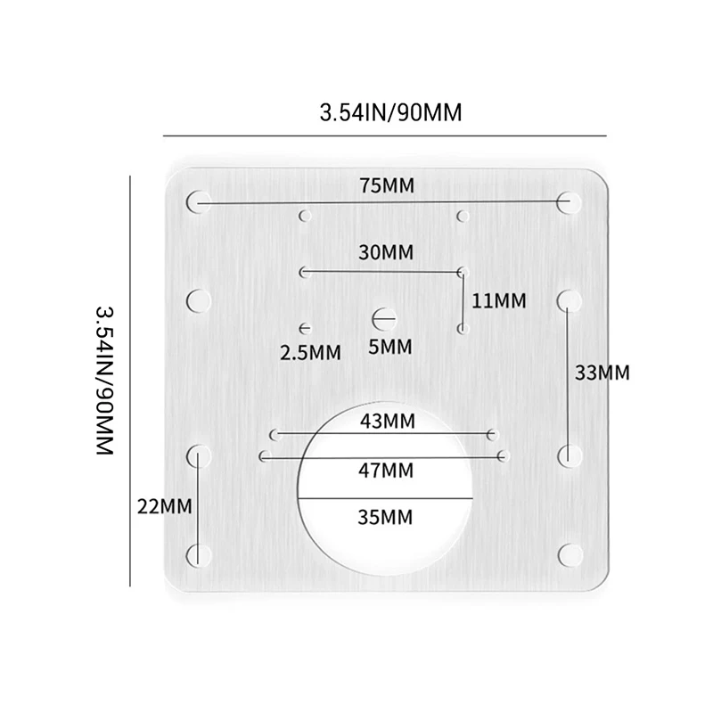 Stainless Steel Cabinet Door Hinge Repair Plate Kit Furniture Cupboard Repair Mount Hardware Tool with Screw 2/4/6/10 Sets