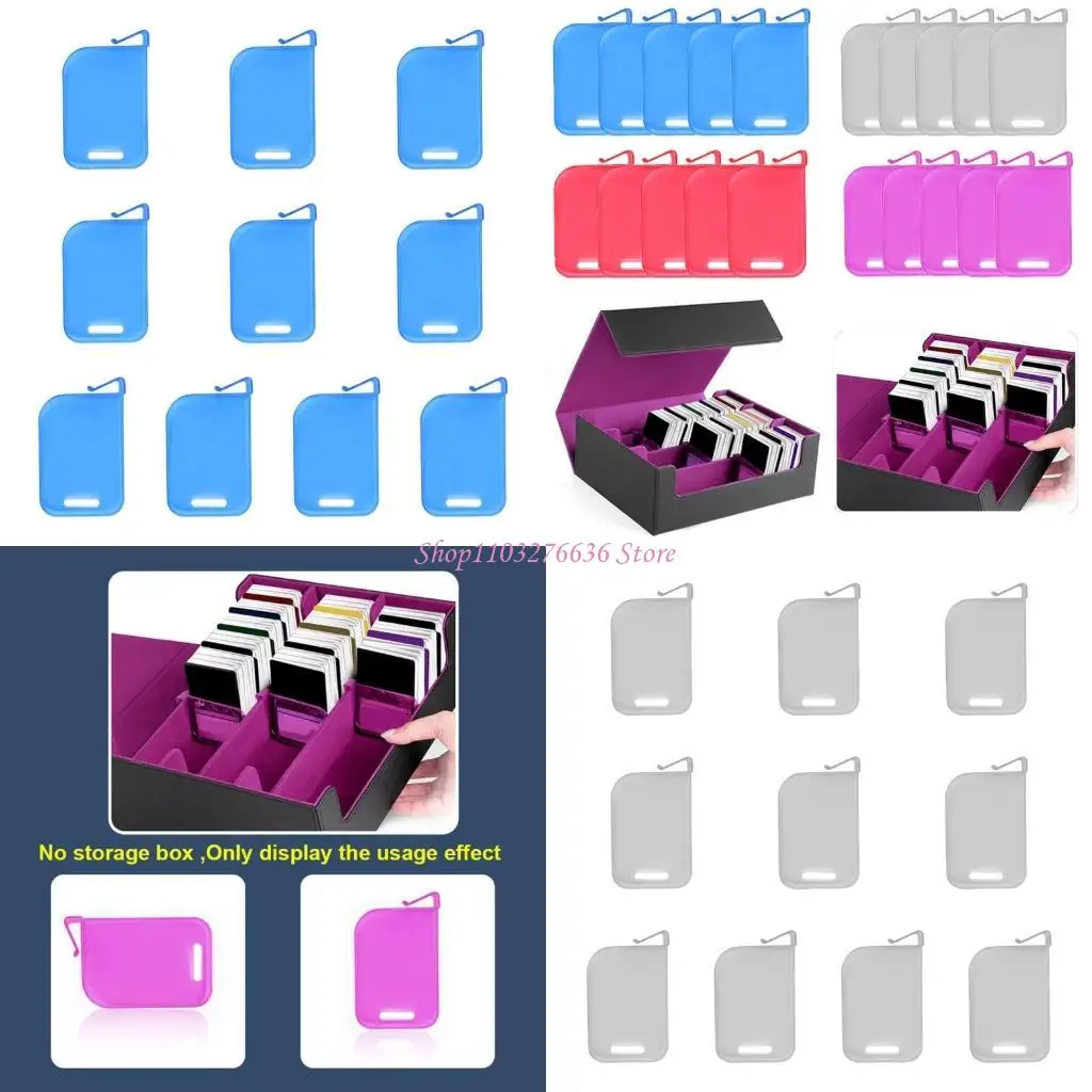 R6FD 10 Pack Multi Purpose Trading Card Dividers For Organization And Compact Carrying