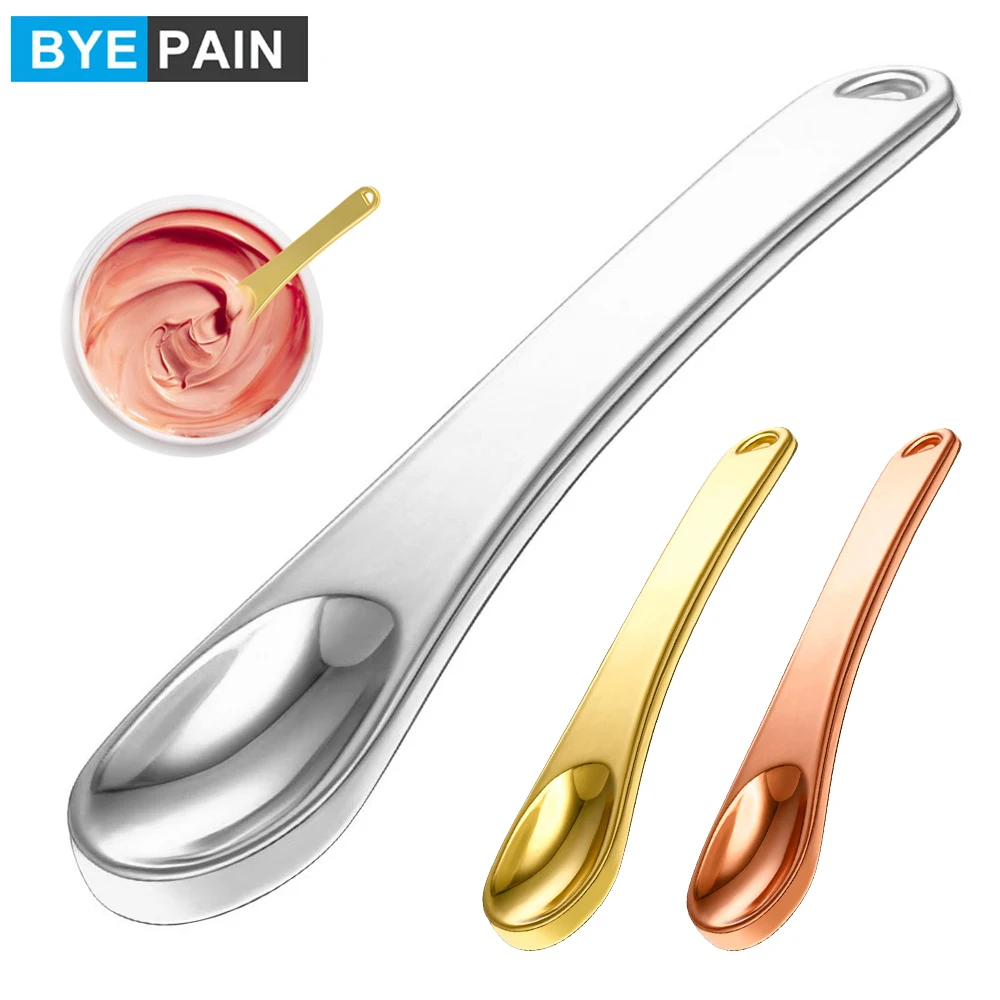 

1Pcs Facial Spatula Massage Eye Roller Dark Circles Skincare Tool Face Cream Lotion Makeup Stainless Steel Applicator Wand