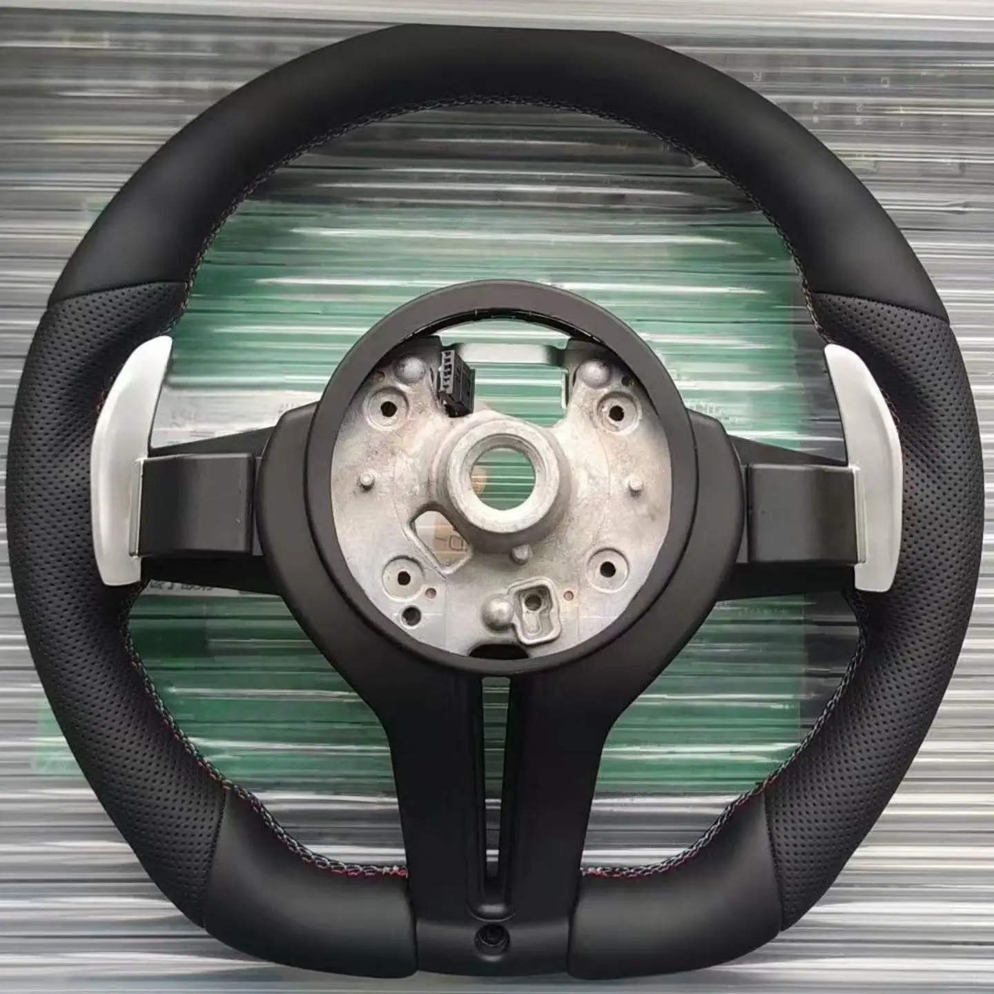 Custom For BMW 3 Series 5 Series Leather Steering Wheel M3 M5 F30 F10 F15 F16 F35 F07 F20 F22 F25 F31 F32 E70 E71 E90 E92 X6 X5 view 5