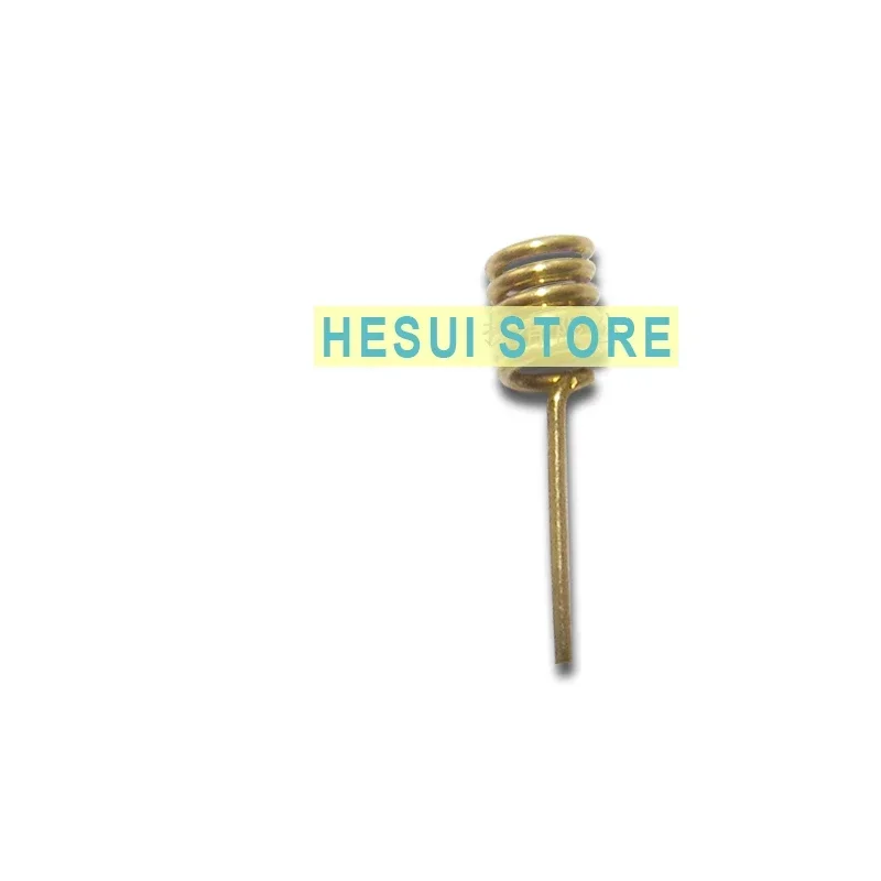 10PCS 2.4G built-in spring antenna Small spring antenna WIFI Bluetooth straight welded PCB board antenna brass