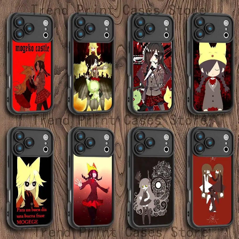 

M-Mogeko C-Castle Case For iPhone 11,12,13,14,15,16,17,Max,Pro,Plus,Air,Mini Lens Protective Black Soft Shell