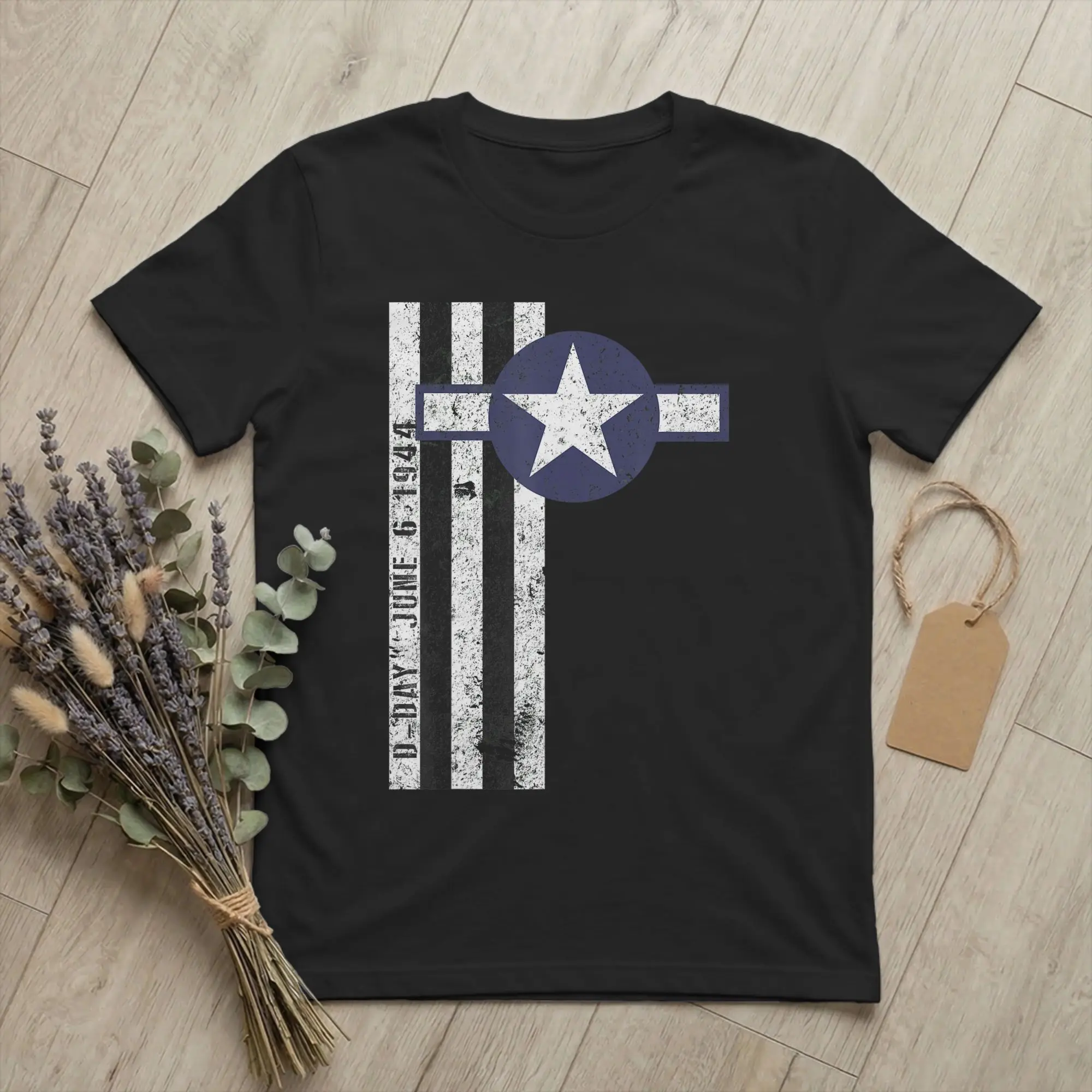 D-Day Normandy Invasion Air Corps Men's T Shirts 1944 Aged Amazing Tee Short Sleeve Round Collar T-Shirt Cotton Gift merchandise