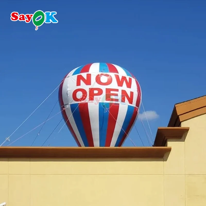4m Nadmuchiwany balon reklamowy na gorące powietrze do użytku na zewnątrz, idealny na festiwale i imprezy