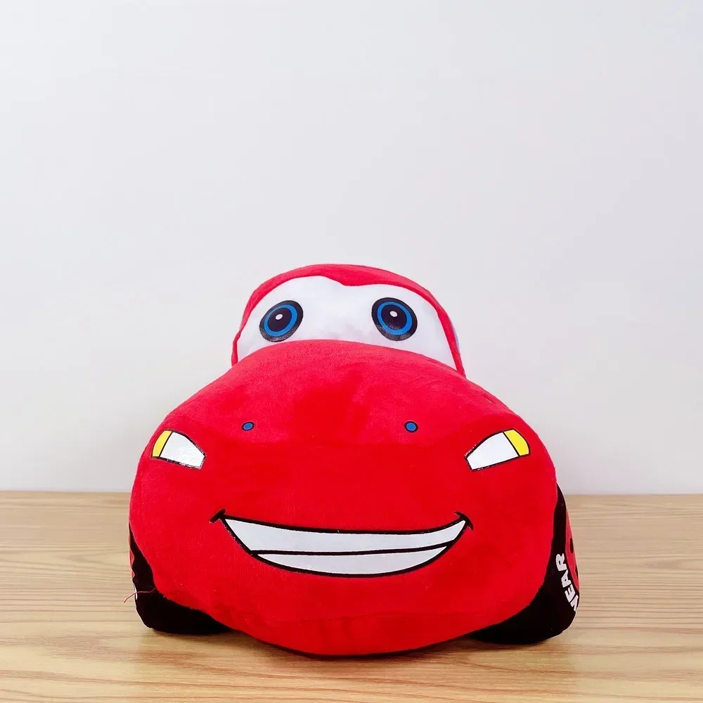 

45cm Disney Creative Pixar Car Lightning Mcqueen Stuffed Plush doll Toy Throw Pillow Home Decoration Xmas Gift