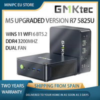 GMKtec M5 Plus MINI PC R7 5825U Wins 11 Pro DDR4 3200Mhz NVME SSD PCIE 3.0 Wifi6 BT5.2 Dual Fan Triple Display Gaming Mini Pc