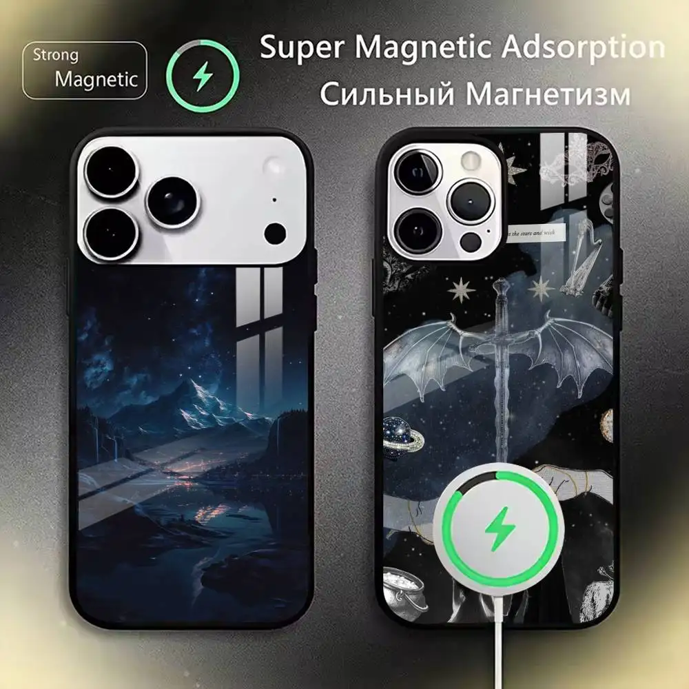 

Acotar A Court of Mist and Fury Phone Case For iPhone17,16,15,14,13,12,11 Plus,Pro Magnetic with Magsafe Wireless Charging