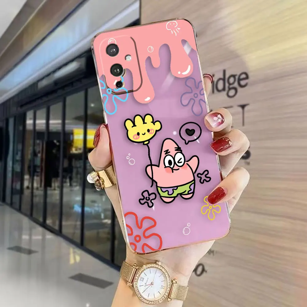 Cover Smooth E-TPU Phone Case Oneplus 8 8T 9 NORD CE 2 3 MOTO G8 G9 G22 G30 G50 G Stylus 5G Case Cute S-SpongeBob S-SquarePants