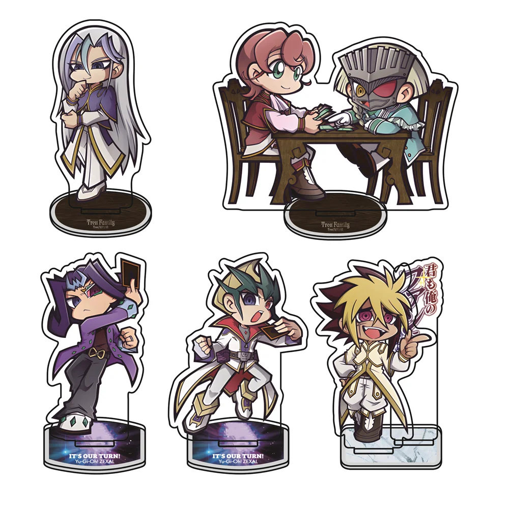 Anime Yu☆Gi☆Oh! Zexal 10cm Acrylic Stand Ryouga/Kaito/Yuuma Tabletop Decorations Accessories Decor Gifts Exquisite Product