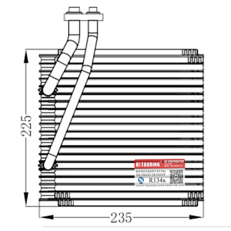 เครื่องระเหย AC สําหรับ ISUZU DMAX D-MAX 8-97365-421-0 8973654210