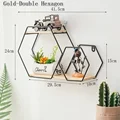 black-double hexagon