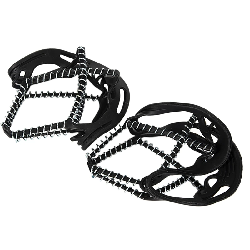 

1 Pair Non-Slip Crampons Ice Snow Route Camping Outdoor Sports Shoe Cover Walk Traction Cleats Ice Crampon Shoe Covers