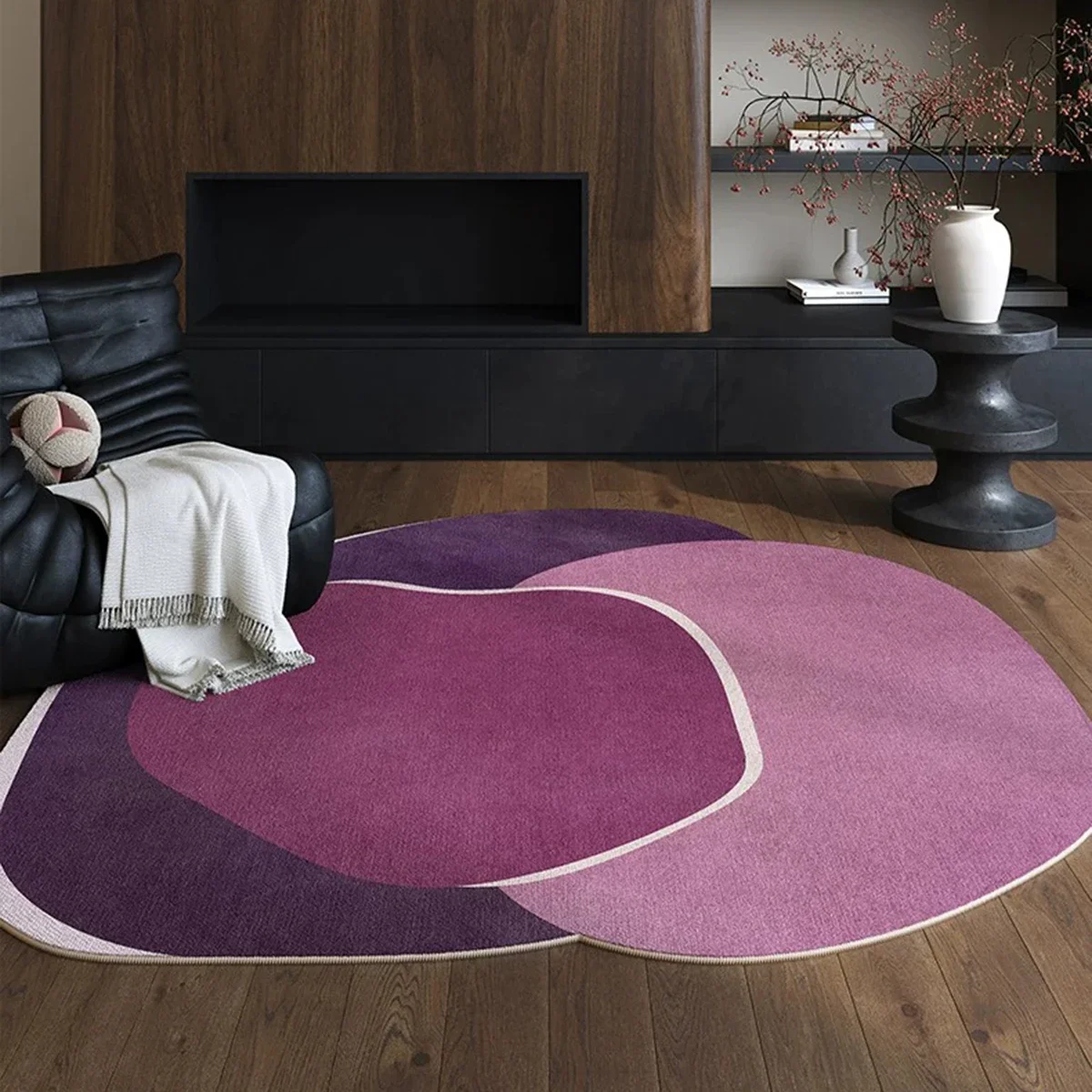 Special-shaped Rugs for Living Room Carpet Irregular Shape Non-slip Floor Mat Bedroom Bedside Rug Chair Mats Home Decoration 러그