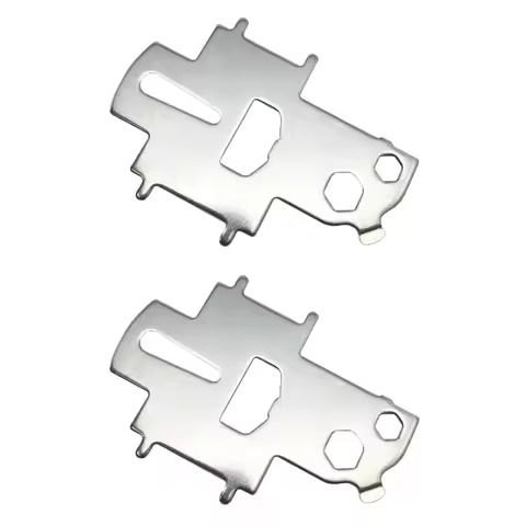 2 Pcs Deck Plate Key Fuel Key Plate Stainless Steel Boat Gas Key Tool for Gas Fuel Water Waste Fill Simple Solve