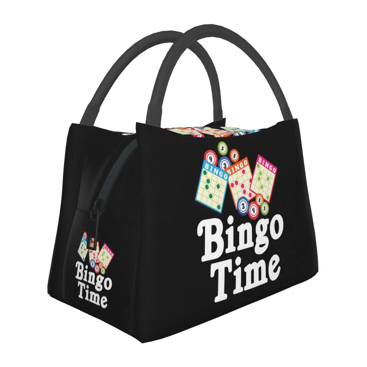 

Funny Bingo Game Insulated Lunch Bag for Women Picnic Storage Food Boxes Leakproof Container Cooler Thermal Lunch Box Tote