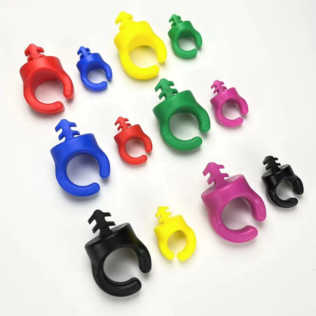 

Camera cable organizer SDI video cable power cable HDMI data cable cable storage buckle binding buckle 6 sets