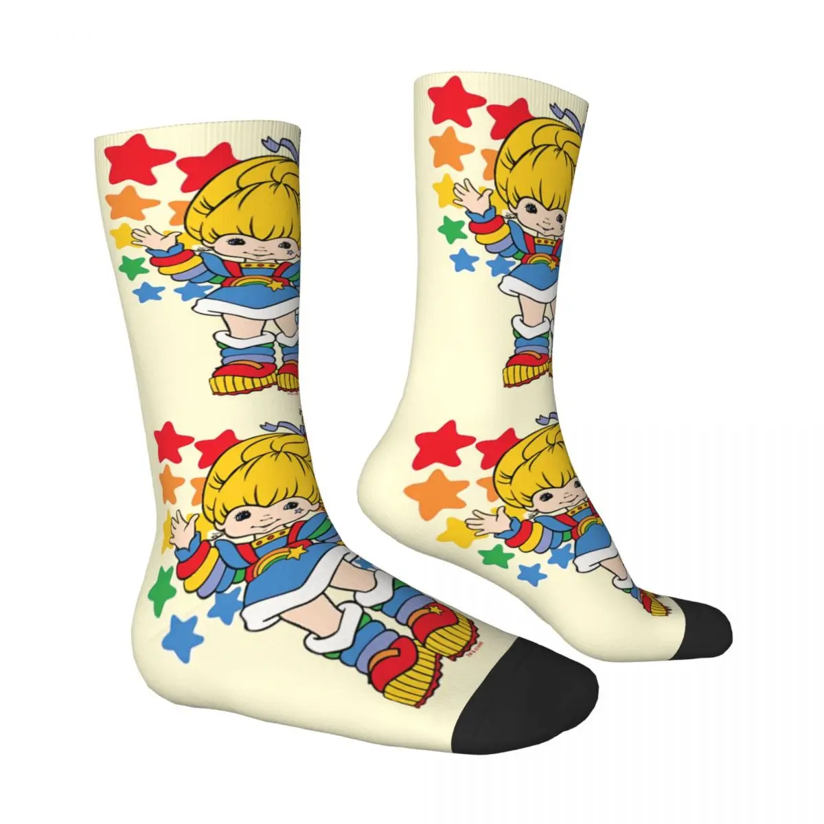 Rainbow Brite Unisex Winter Socks Hiking Happy Socks Street Style Crazy Sock