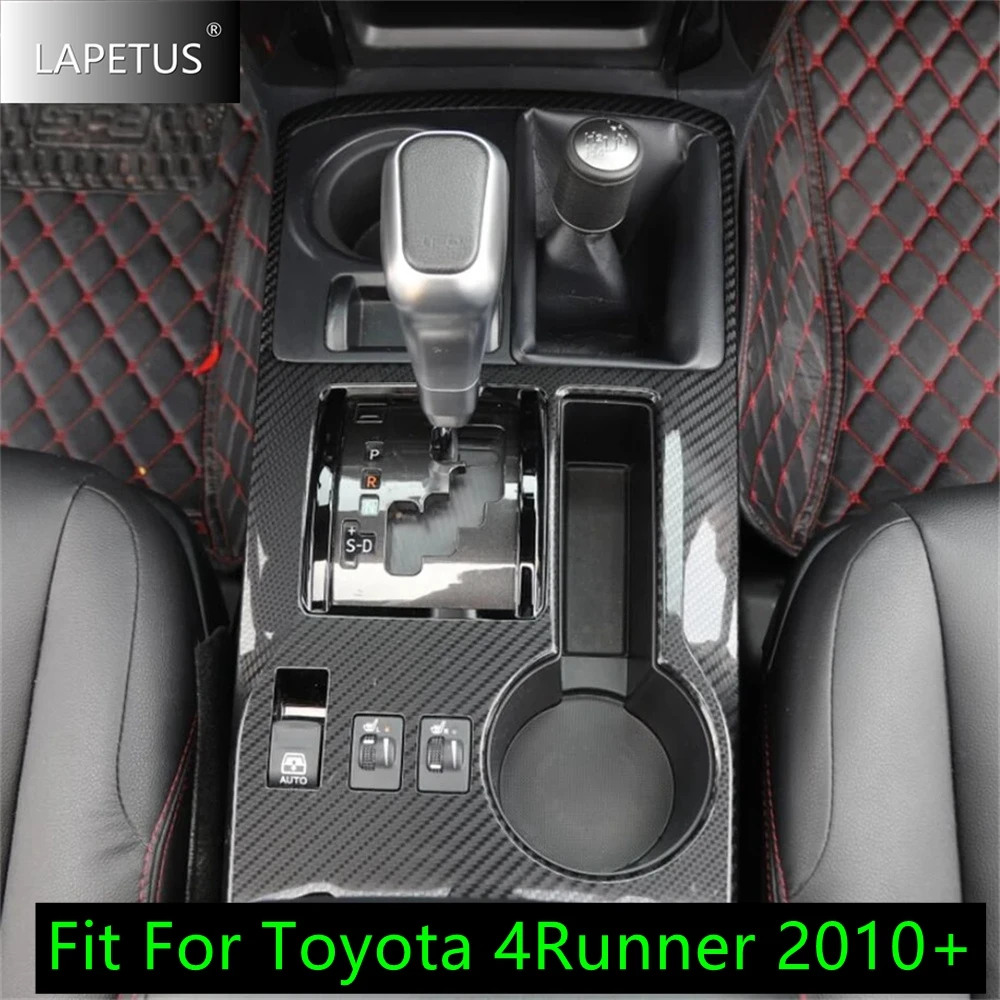 

Center Control Gear Shift Box Panel Cover Trim For Toyota 4Runner 2010 - 2019 Red / Carbon Fiber Look / Silver Car Accessories