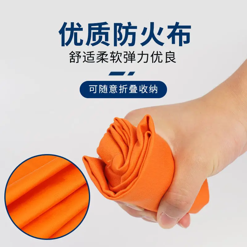 Welding Arm Sleeve Heat Resistant Protection Covers with Hook and Design Welding Arm Protection Flame Retardant Fireproof Cloth