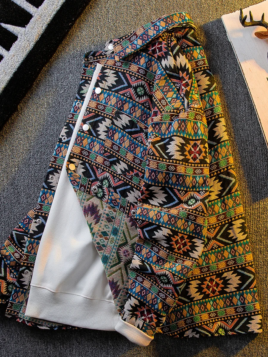 Men Japanese Ethnic Tribal Wov - Haori Japanese Jacket ulasan dan harga