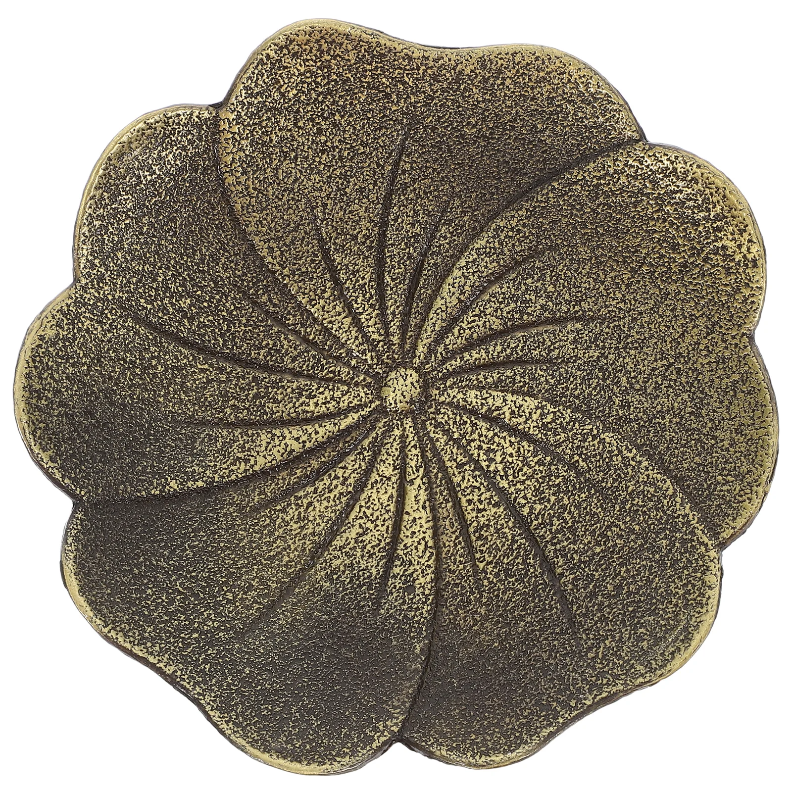 Kalligraphie Pinsel Waschmaschine Metall Bronze Kirschblüte Mischtablett für Kalligraphie Praxis Sumi Zeichnung Japanisch