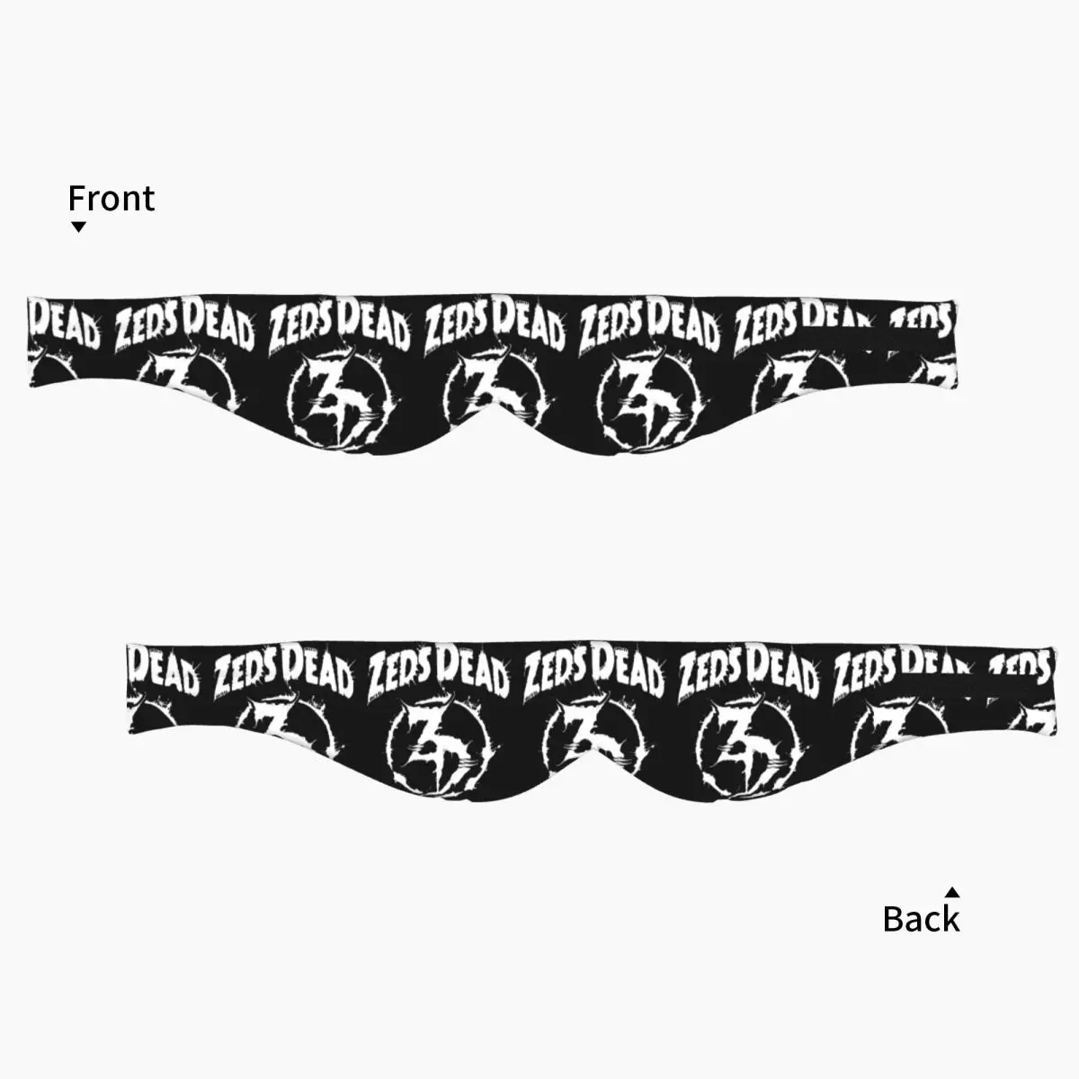 Zeds Dead sleep eye mask Light Blocking Portable Eye Cover for Girls Boys Home Sleeping Party Gift Eyeshade eyepatch view 3