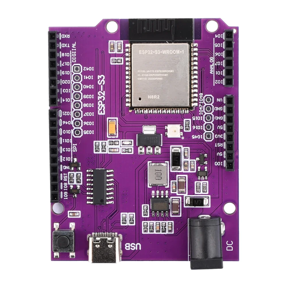 ESP32-S3 Development Board WROOM-1-N8R2/N16R8 Module Compatible DevKitC-1 Type-c USB Interface