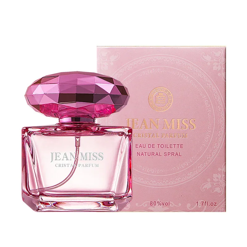 Pink Crystal Diamond Women's perfume Fresh Natural Fresh eau de toilette Student Girl's Heart Natural eau de toilette
