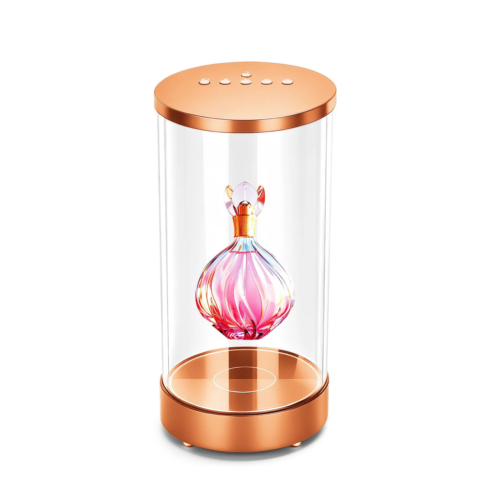 FYD-09 7-inch High-brightness Showcase Perfume Products with Multi-language Support and CE Certification