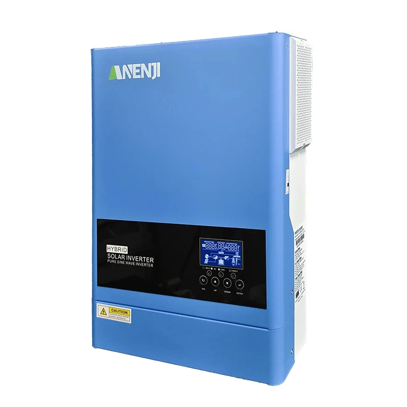 6.2KW Solar Inverter Hybrid Off-Grid 230VAC Pure Sine Wave Photovoltaic PV 60-500VDC 48VDC MPPT 120A Solar Charge Controller