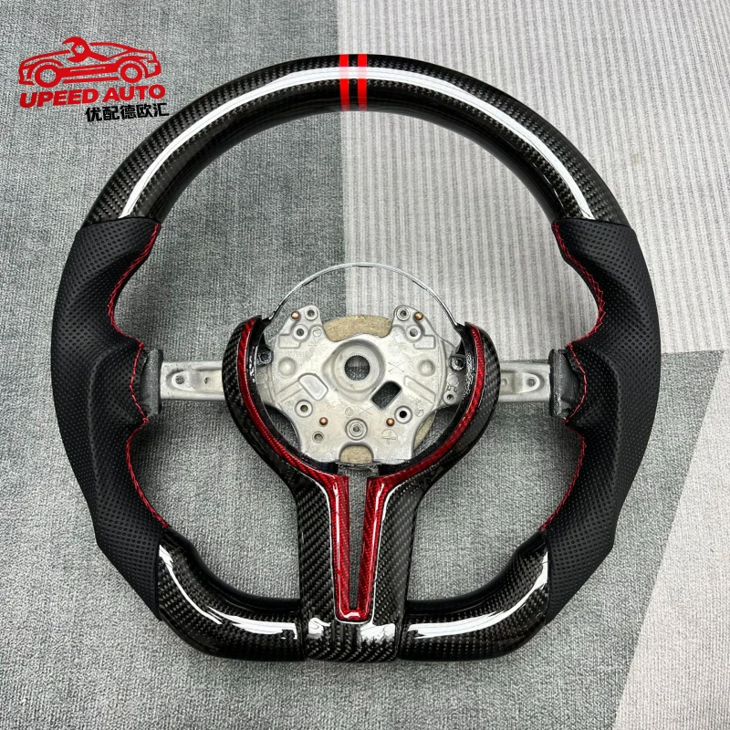 Suitable for BMW 2 Series carbon fiber steering wheel modification, factory hot-selling car steering wheel LED upgrade customiza