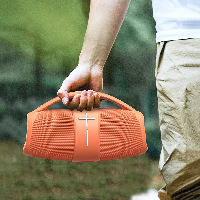 Awei Y887 Portable Speaker TWS Bluetooth 5.3 Outdoor Speaker with Balanced Bass AUX MP3 Player Waterproof Multiple LED Modes