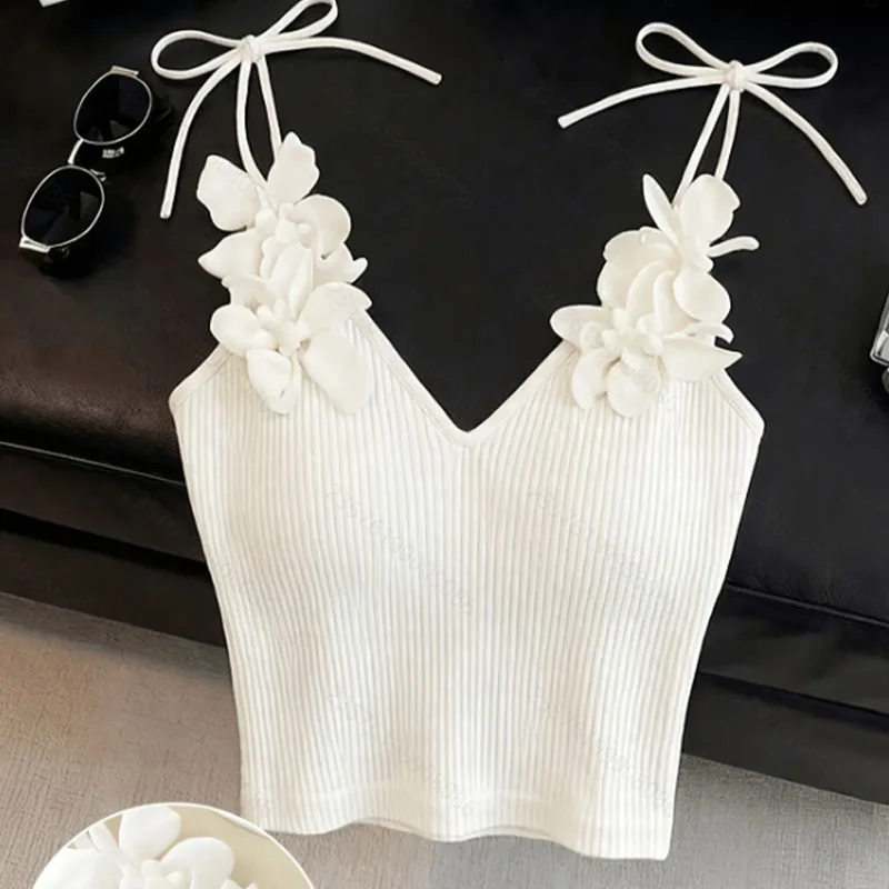 Clothes For Women new Summer Slim Sexy Top Mujer Tank Top Women Spaghetti Strap Lace-up Tanks Camis Women Tops Top Mujer Q6272