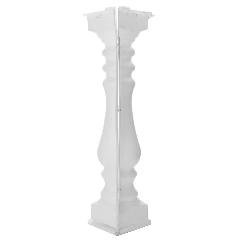 4 set 60X14cm Roman Column Mold Balcony Garden Pool Fence Cement Railing Plaster Concrete Mold Column Mold