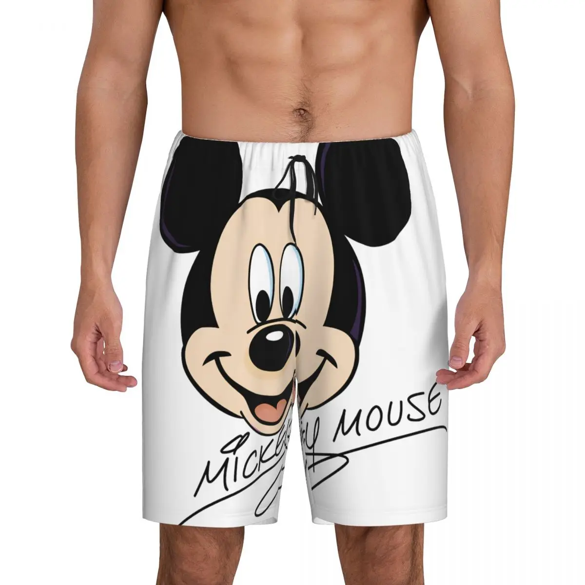 

Минни Микки Маус мультфильм анимация Дональд Дак пижамные шорты одежда для сна эластичный пояс для сна короткие пижамы с карманами